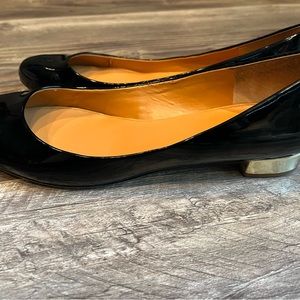 Gorgeous  & Comfy J. Crew Black Patent Flats